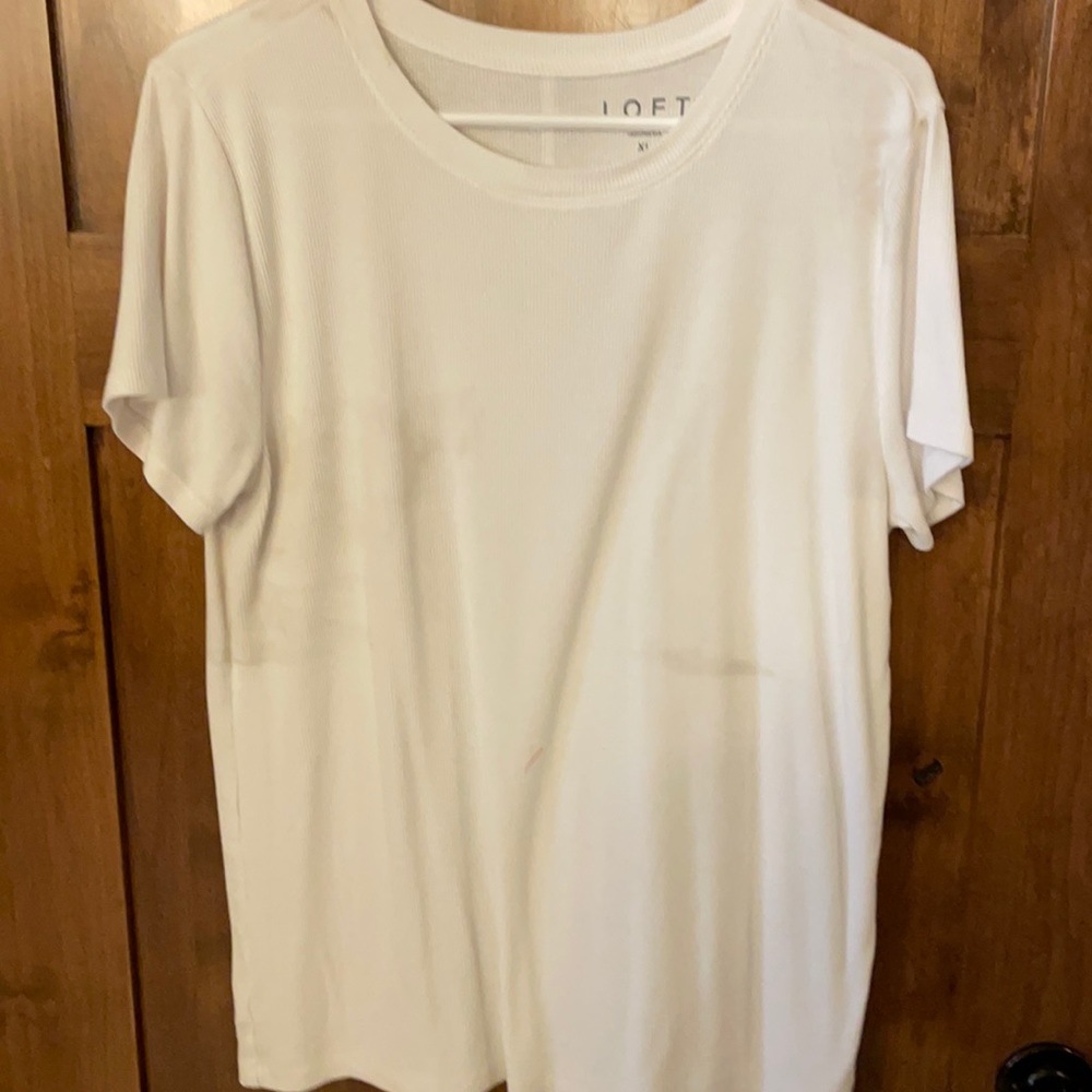 Ribbed tee shirt